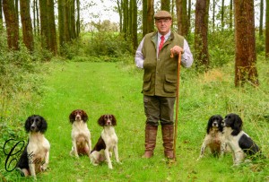 Iain with his dogs        